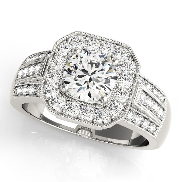 ENGAGEMENT RINGS HALO ROUND