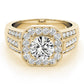 ENGAGEMENT RINGS HALO ROUND