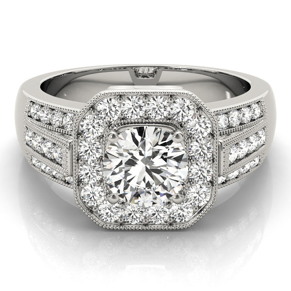 ENGAGEMENT RINGS HALO ROUND