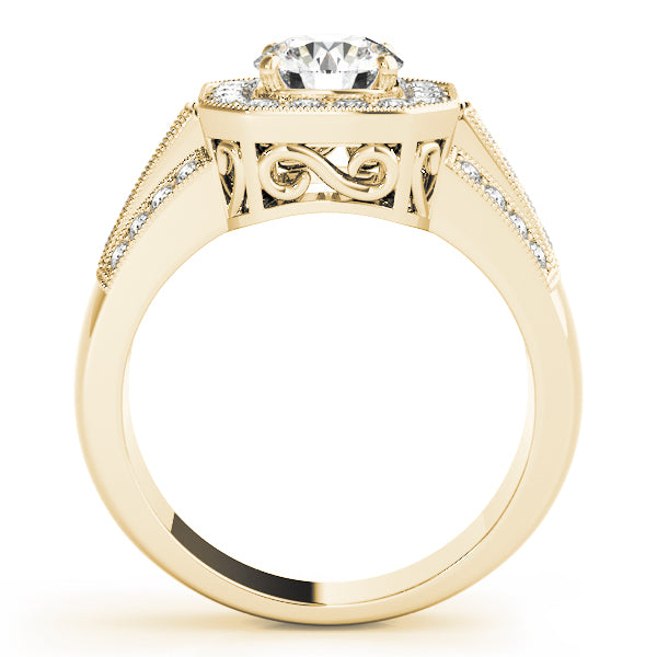 ENGAGEMENT RINGS HALO ROUND