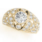 Antique Style Milgrain Engagement Ring