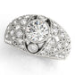 Antique Style Milgrain Engagement Ring