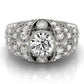 Antique Style Milgrain Engagement Ring