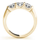 3-Stone U-Prong Engagement Ring