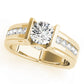Single Row Channel Set Engagement Rings