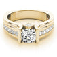 Single Row Channel Set Engagement Rings