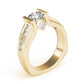 Single Row Channel Set Engagement Rings