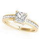 Channel Set Single Row Engagement Ring