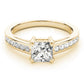 Channel Set Single Row Engagement Ring
