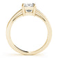 Channel Set Single Row Engagement Ring