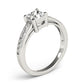 Channel Set Single Row Engagement Ring