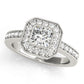 ENGAGEMENT RINGS HALO SQUARE & CUS