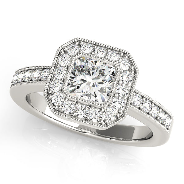ENGAGEMENT RINGS HALO SQUARE & CUS
