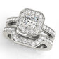ENGAGEMENT RINGS HALO SQUARE & CUS