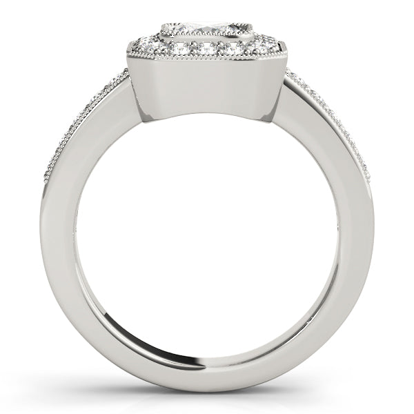 ENGAGEMENT RINGS HALO SQUARE & CUS