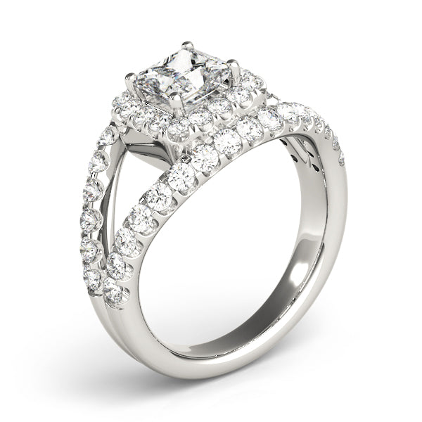 ENGAGEMENT RINGS HALO SQUARE & CUS