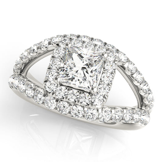 ENGAGEMENT RINGS HALO SQUARE & CUS
