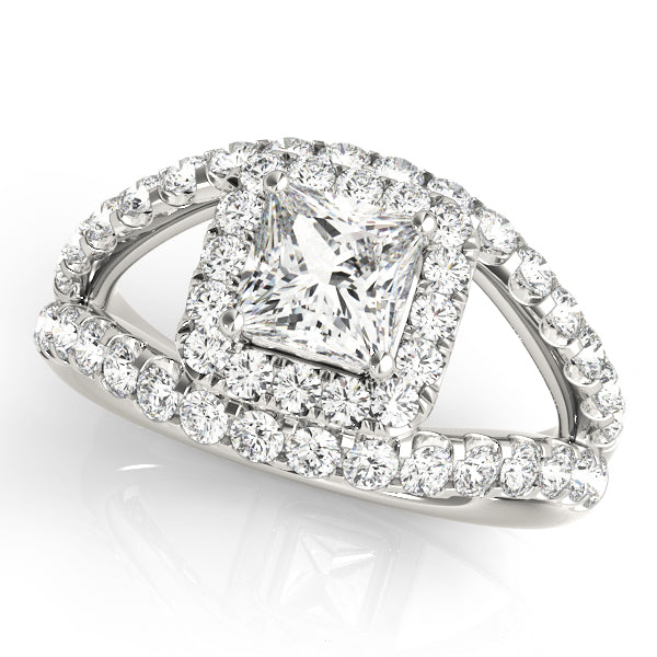 ENGAGEMENT RINGS HALO SQUARE & CUS