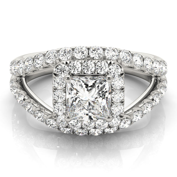 ENGAGEMENT RINGS HALO SQUARE & CUS