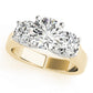 3-Stone Round Engagement Ring