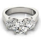 3-Stone Round Engagement Ring