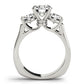 3-Stone Round Engagement Ring