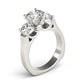 3-Stone Round Engagement Ring