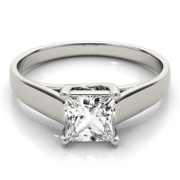Trellis Princess Cut Solitaire Engagement Ring