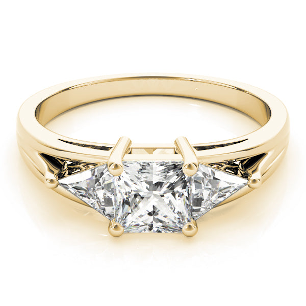 ENGAGEMENT RINGS 3 STONE PRINCESS
