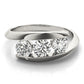 3-Stone Bypass Engagement Rings