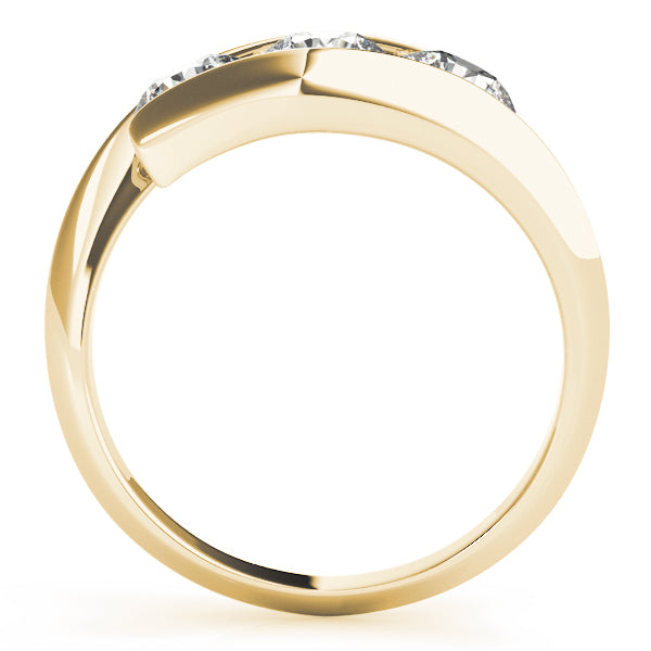 3-Stone Bypass Engagement Rings