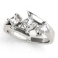 ENGAGEMENT RINGS 3 STONE PRINCESS