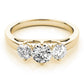 3-Stone Trellis Engagement Rings