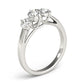 3-Stone Trellis Engagement Rings