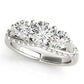 ENGAGEMENT RINGS 3 STONE ROUND