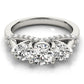 ENGAGEMENT RINGS 3 STONE ROUND