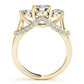 ENGAGEMENT RINGS 3 STONE ROUND