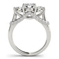 ENGAGEMENT RINGS 3 STONE ROUND
