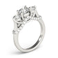 ENGAGEMENT RINGS 3 STONE ROUND