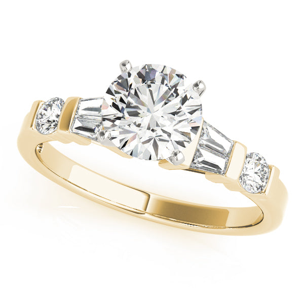 Fancy Shape Baguette Engagement Ring