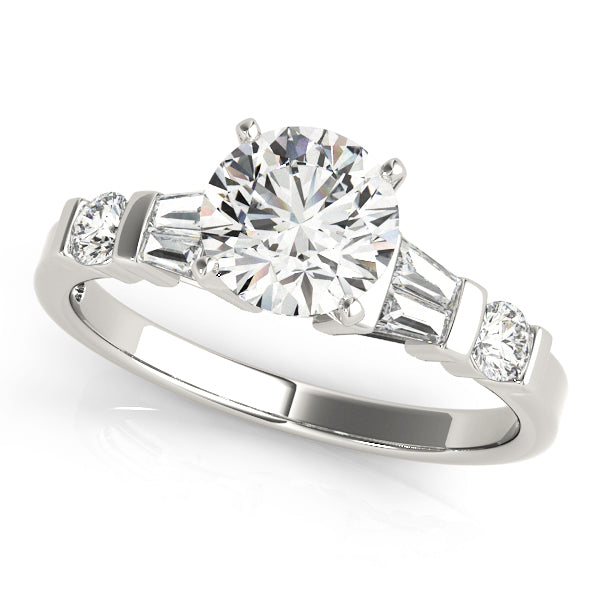 Fancy Shape Baguette Engagement Ring