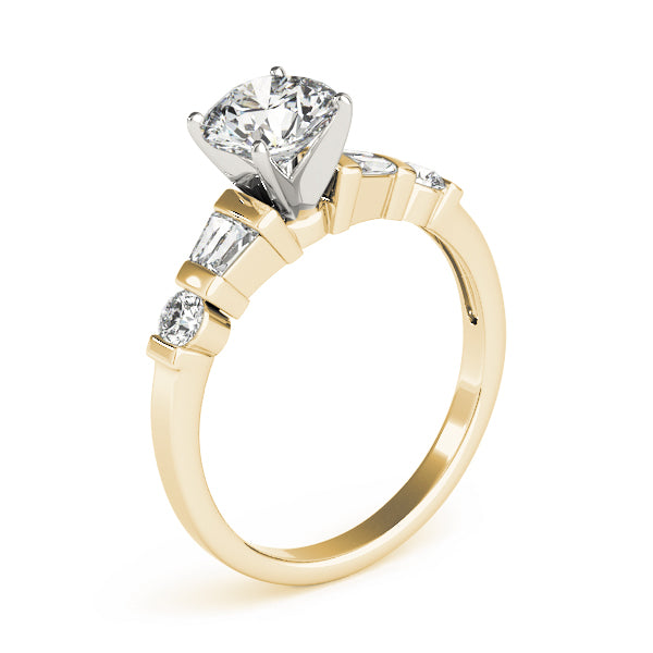 Fancy Shape Baguette Engagement Ring