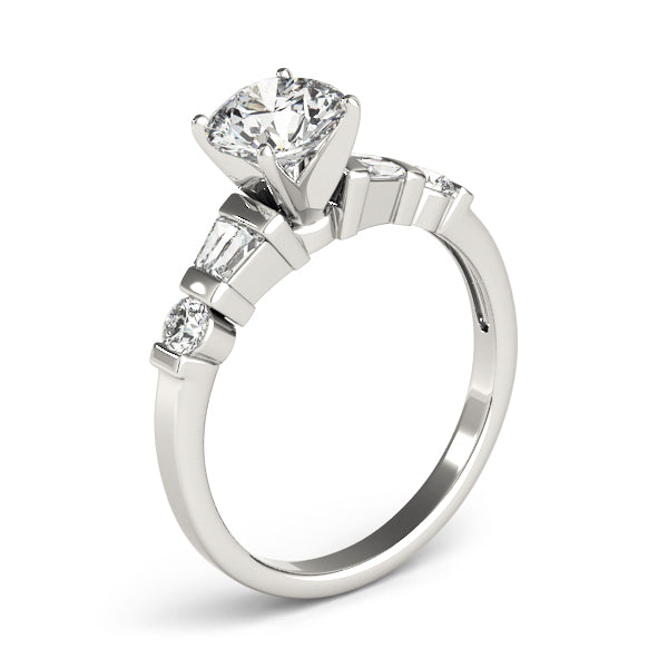 Fancy Shape Baguette Engagement Ring