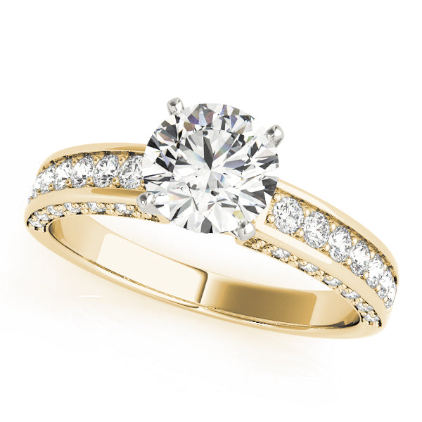 ENGAGEMENT RINGS SINGLE ROW PRONG