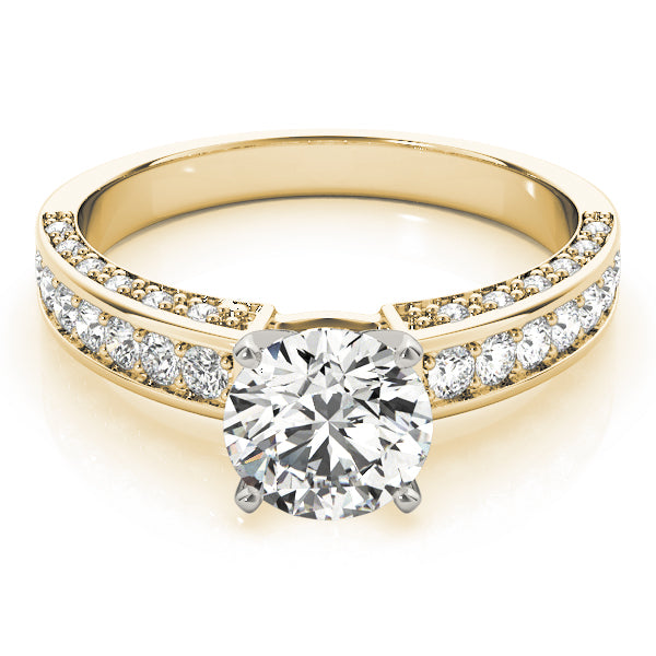 ENGAGEMENT RINGS SINGLE ROW PRONG