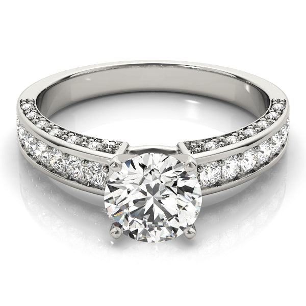 ENGAGEMENT RINGS SINGLE ROW PRONG