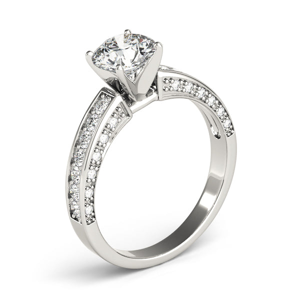 ENGAGEMENT RINGS SINGLE ROW PRONG