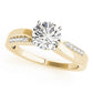 Bypass Prong Set Engagement Ring