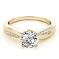Bypass Prong Set Engagement Ring