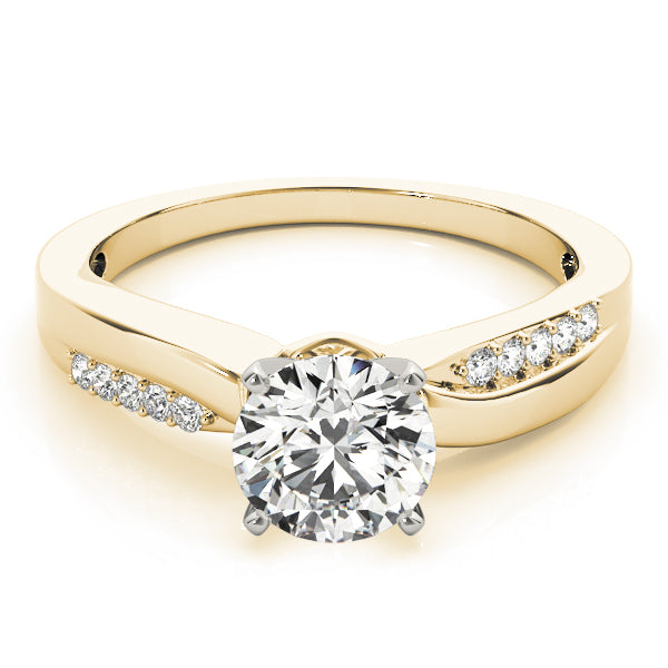 Bypass Prong Set Engagement Ring